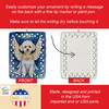 Bichon Frise My Angel Porcelain Christmas Ornament DAC6948 product image at NuMercy 3