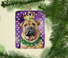 Shar Pei King of Mardi Gras Porcelain Christmas Ornament DAC4884 product image at NuMercy 2