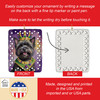 Cairn Terrier King of Mardi Gras Porcelain Christmas Ornament DAC4760 product image at NuMercy 3