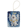 Samoyed My Angel Porcelain Christmas Ornament product image at NuMercy