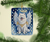 Samoyed My Angel Porcelain Christmas Ornament product image at NuMercy 2