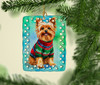 Yorkshire Terrier Yorkie Christmas Porcelain Ornament DAC3700 product image at NuMercy 2