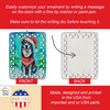 Siberian Husky Christmas Porcelain Ornament DAC3656 product image at NuMercy 3