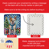 American Bulldog Christmas Reindeer Porcelain Ornament product image at NuMercy 3
