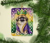 Pekingese King of Mardi Gras Porcelain Christmas Ornament DAC4849 product image at NuMercy 2