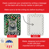Korat Cat By the Christmas Tree Porcelain Ornament product image at NuMercy 3