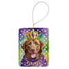 Chesapeake Bay Retriever King of Mardi Gras Porcelain Christmas Ornament product image at NuMercy