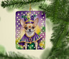 Chihuahua King of Mardi Gras Porcelain Christmas Ornament product image at NuMercy 2