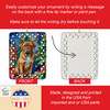 Dogue de Bordeaux Christmas Reindeer Porcelain Ornament product image at NuMercy 3