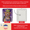Pit Bull Terrier King of Mardi Gras Porcelain Christmas Ornament DAC4851 product image at NuMercy 3