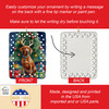 Vizsla Christmas Reindeer Porcelain Ornament product image at NuMercy 3