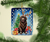 Chocolate Christmas Reindeer Porcelain Ornament product image at NuMercy 2