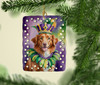 Nova Scotia Duck Tolling Retriever King of Mardi Gras Porcelain Christmas Ornament product image at NuMercy 2