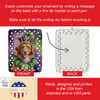 Nova Scotia Duck Tolling Retriever King of Mardi Gras Porcelain Christmas Ornament product image at NuMercy 3