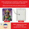 Australian Cattle Dog King of Mardi Gras Porcelain Christmas Ornament product image at NuMercy 3