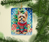 Yorkshire Terrier Yorkie Christmas Porcelain Ornament DAC3697 product image at NuMercy 2