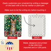Toyger Cat By the Christmas Tree Porcelain Ornament product image at NuMercy 3