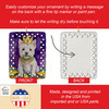 Westie King of Mardi Gras Porcelain Christmas Ornament DAC4902 product image at NuMercy 3