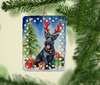 Scottish Terrier Christmas Reindeer Porcelain Ornament DAC7864 product image at NuMercy 2