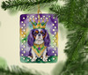 Cavalier Spaniel King of Mardi Gras Porcelain Christmas Ornament DAC4765 product image at NuMercy 2