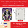 Japanese Chin King of Mardi Gras Porcelain Christmas Ornament product image at NuMercy 3