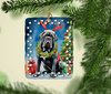 Neapolitan Mastiff Christmas Reindeer Porcelain Ornament product image at NuMercy 2