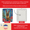 Belgian Malinois Christmas Reindeer Porcelain Ornament product image at NuMercy 3