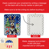 Schnauzer Christmas Reindeer Porcelain Ornament DAC7861 product image at NuMercy 3
