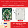 La Perm Cat By the Christmas Tree Porcelain Ornament product image at NuMercy 3