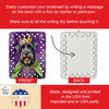 Giant Schnauzer King of Mardi Gras Porcelain Christmas Ornament product image at NuMercy 3