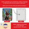 American Water Spaniel Christmas Reindeer Porcelain Ornament product image at NuMercy 3