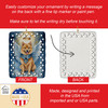 Finnish Spitz My Angel Porcelain Christmas Ornament product image at NuMercy 3