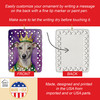 Whippet King of Mardi Gras Porcelain Christmas Ornament DAC4905 product image at NuMercy 3