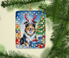 Collie Christmas Reindeer Porcelain Ornament product image at NuMercy 2