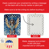Bluetick Coonhound My Angel Porcelain Christmas Ornament product image at NuMercy 3
