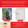 Portuguese Water Dog Christmas Reindeer Porcelain Ornament product image at NuMercy 3