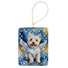 Westie My Angel Porcelain Christmas Ornament product image at NuMercy