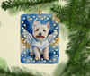 Westie My Angel Porcelain Christmas Ornament product image at NuMercy 2