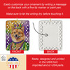 Finnish Spitz King of Mardi Gras Porcelain Christmas Ornament product image at NuMercy 3