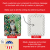 Manx Cat By the Christmas Tree Porcelain Ornament product image at NuMercy 3