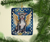 Staffordshire Bull Terrier My Angel Porcelain Christmas Ornament DAC7082 product image at NuMercy 2