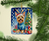 Silky Terrier Christmas Reindeer Porcelain Ornament product image at NuMercy 2