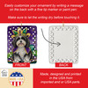 Havanese King of Mardi Gras Porcelain Christmas Ornament product image at NuMercy 3