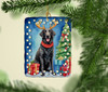 Curly-Coated Retriever Christmas Reindeer Porcelain Ornament product image at NuMercy 2