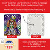 Cavalier Spaniel King of Mardi Gras Porcelain Christmas Ornament DAC4764 product image at NuMercy 3