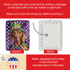 Vizsla King of Mardi Gras Porcelain Christmas Ornament product image at NuMercy 3