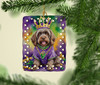 Wirehaired Pointing Griffon King of Mardi Gras Porcelain Christmas Ornament DAC4908 product image at NuMercy 2