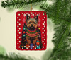 Cairn Terrier Holiday Christmas Porcelain Ornament product image at NuMercy 2
