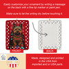 Cairn Terrier Holiday Christmas Porcelain Ornament product image at NuMercy 3