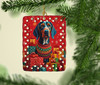American English Coonhound Holiday Christmas Porcelain Ornament product image at NuMercy 2